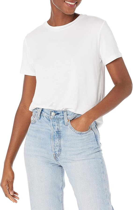 Velvet by Graham & Spencer Women's Solana by Jenny Graham Crew Neck Tee | Amazon (US)