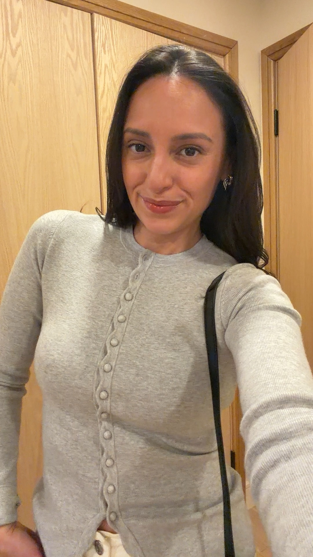 Date night casual spring outfit :) 
Size small in Aritiza cardigan 

#LTKPetite #LTKBeauty #LTKootd