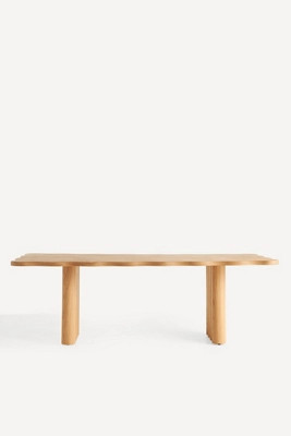 Caldwell Rectangular 92" Oak Dining Table | Anthropologie (US)