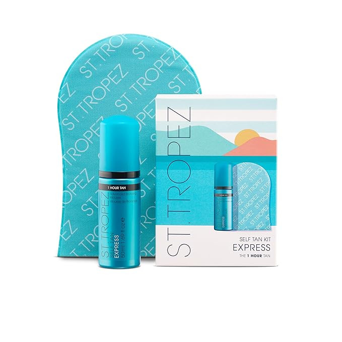 St.Tropez Self Tan Express Mini Kit: Travel-Sized Light/Medium/Dark 1-3 Hour Express Mousse and T... | Amazon (US)