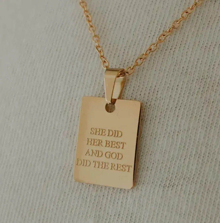 Necklace: She Did Her Best | The Collection TX 