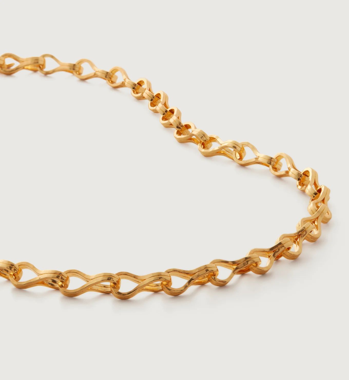 Infinity Link Necklace Adjustable 50cm/20” | Monica Vinader (Global)