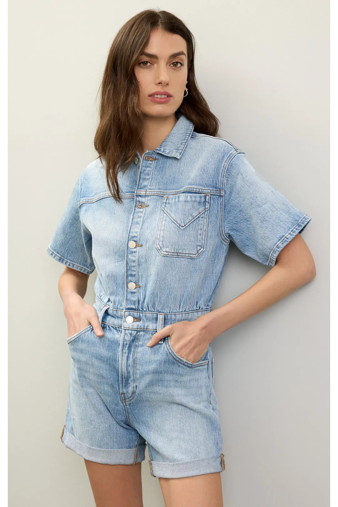 Short Sleeve Romper | Rent the Runway