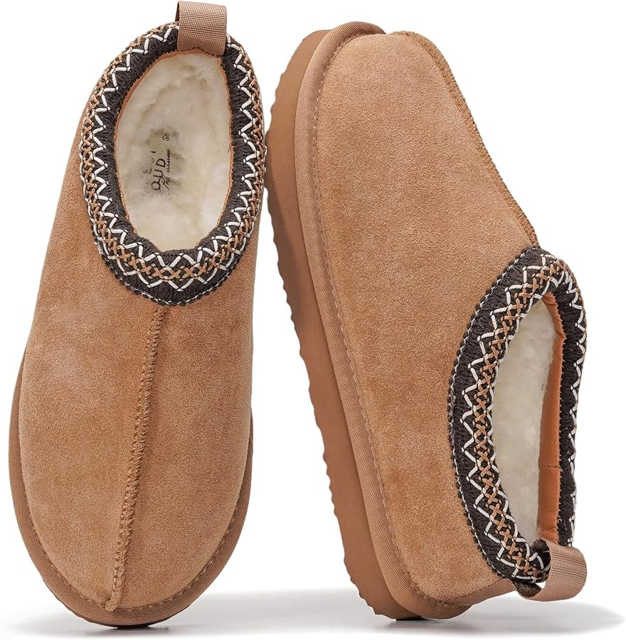 Project Cloud 100% Genuine Leather Shearling Slippers for Women (Nerita) | Amazon (US)
