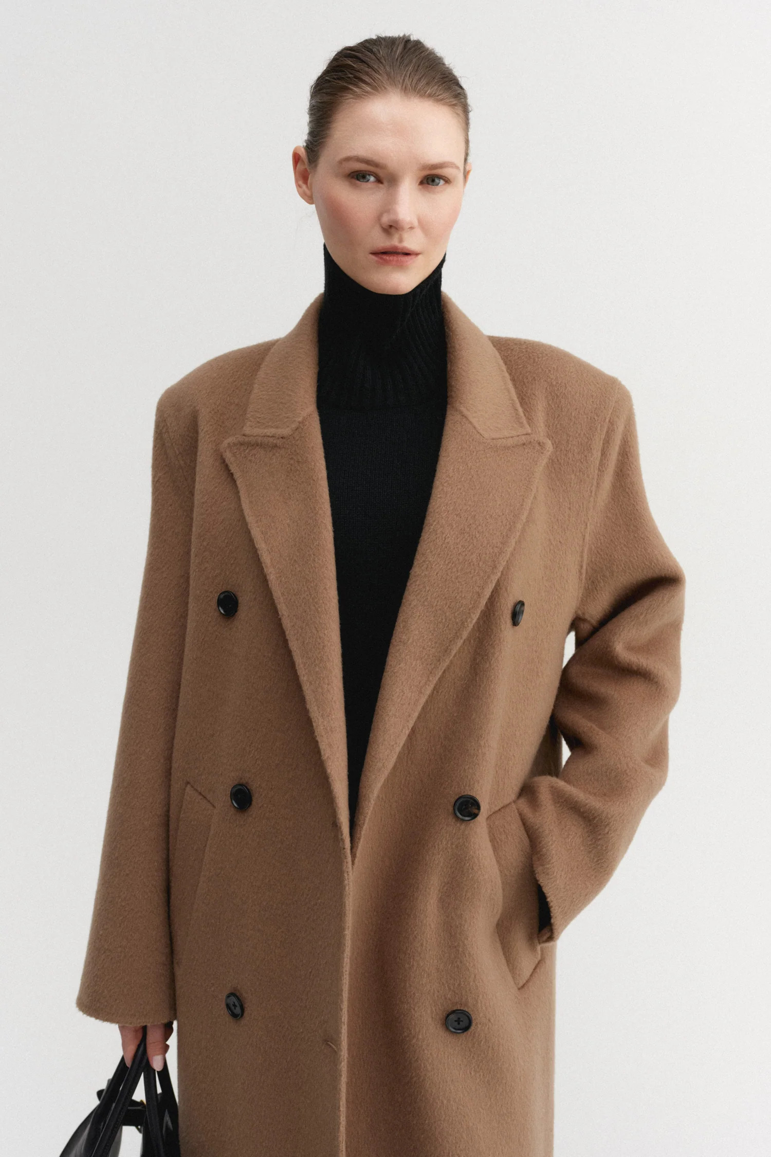 Deja Doublé Coat, tan | Almada Label