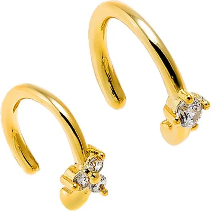 BY ADINA EDEN CZ Multi Shape Ear Cuff Combo Set | Nordstrom | Nordstrom