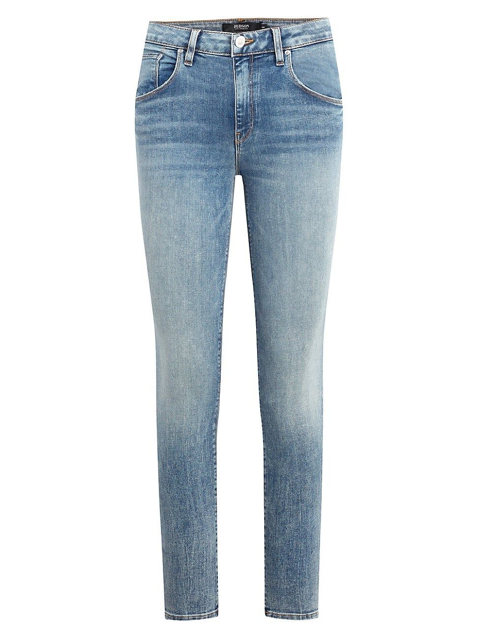 Hudson Women's Barbara High-Rise Super Skinny Jeans - Moving On - Size 24 | Saks Fifth Avenue