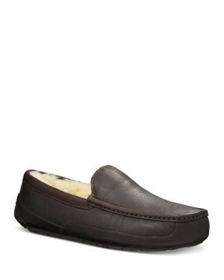 UGG® UGG ® Australia Men's Ascot Leather Slippers  | Bloomingdale's | Bloomingdale's (US)