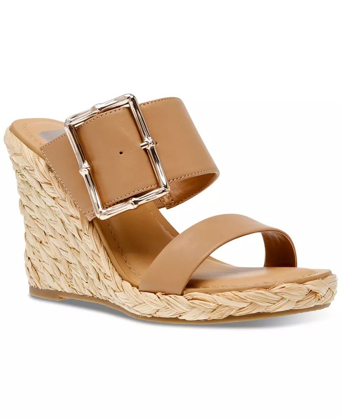 DV Dolce Vita Women's Leelee Buckle Strap Espadrille Wedge Sandals - Macy's | Macy's