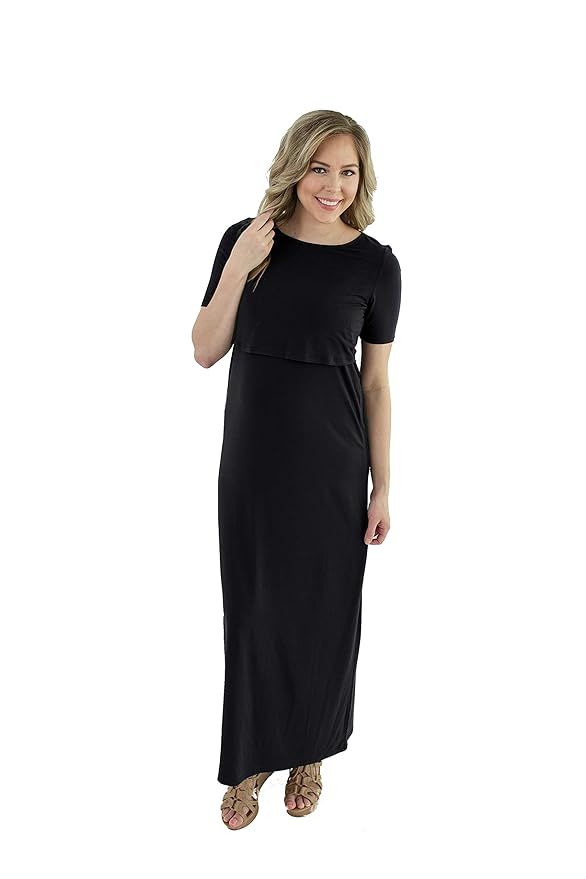 Undercover Mama Maxi Nursing Dress - for Maternity and Breastfeeding | Amazon (US)