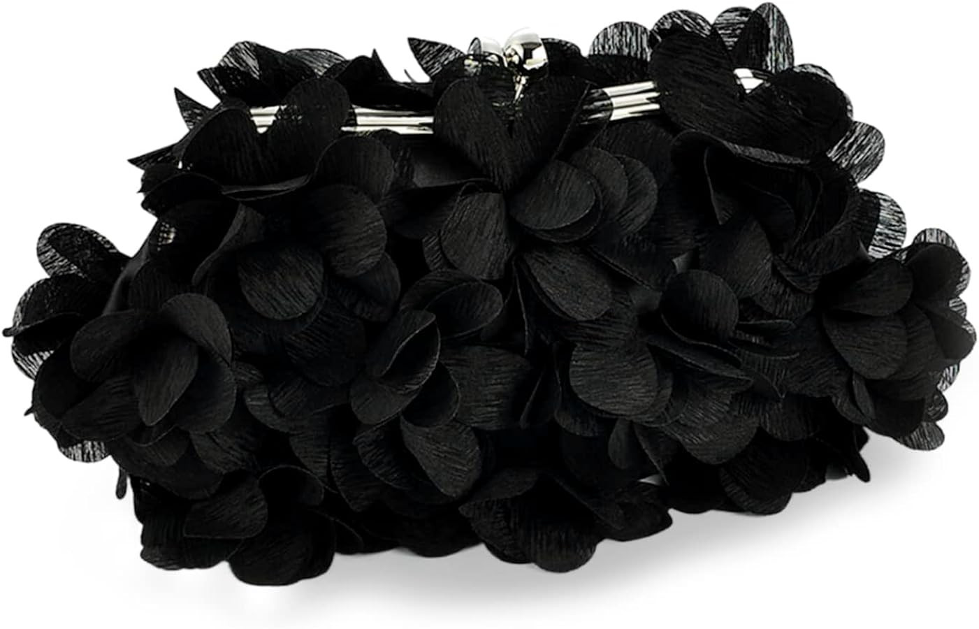 JAMBHALA Women Clutch Evening Bag Small Floral Purses with Chain for Wedding, Party, Prom | Amazon (US)