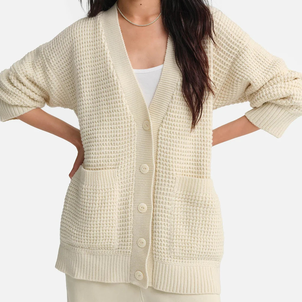 Merino Waffle Cardigan | MATE The Label