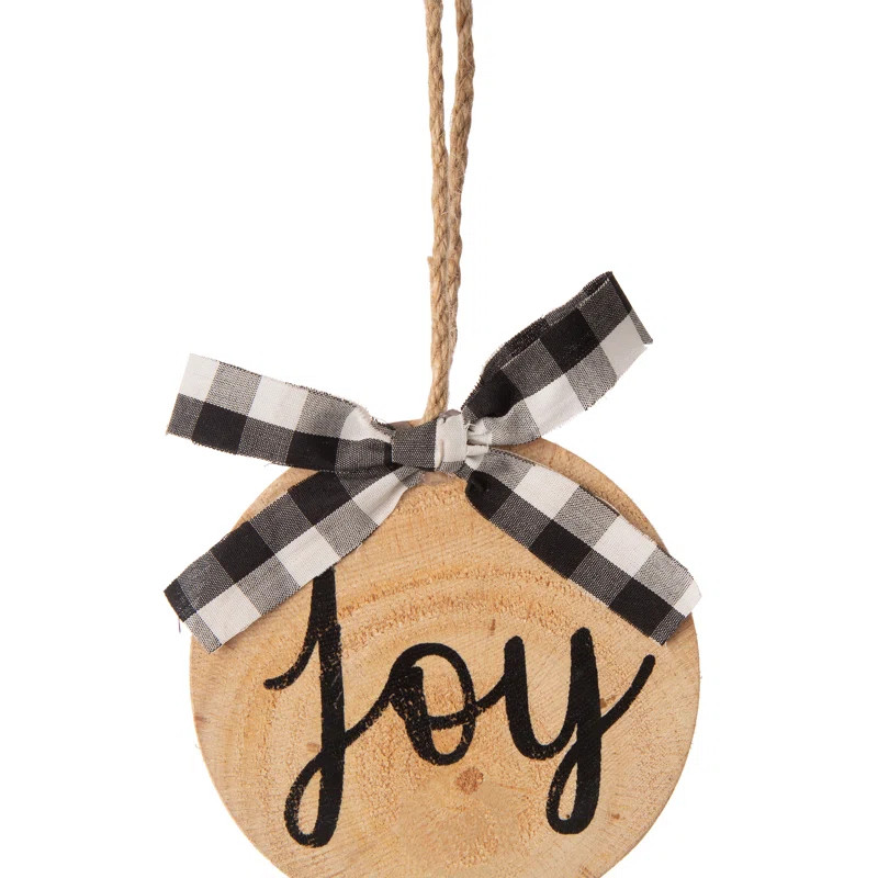 Christmas Wood Ball Ornament | Wayfair North America