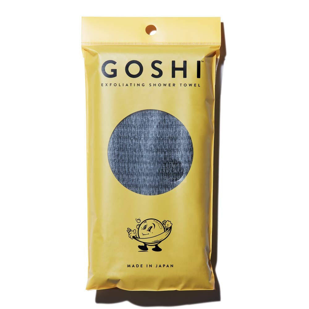 GOSHI Exfoliating Shower Towel - Rip-Resistant Exfoliating Washcloth for All Skin Types - Indigo ... | Amazon (US)