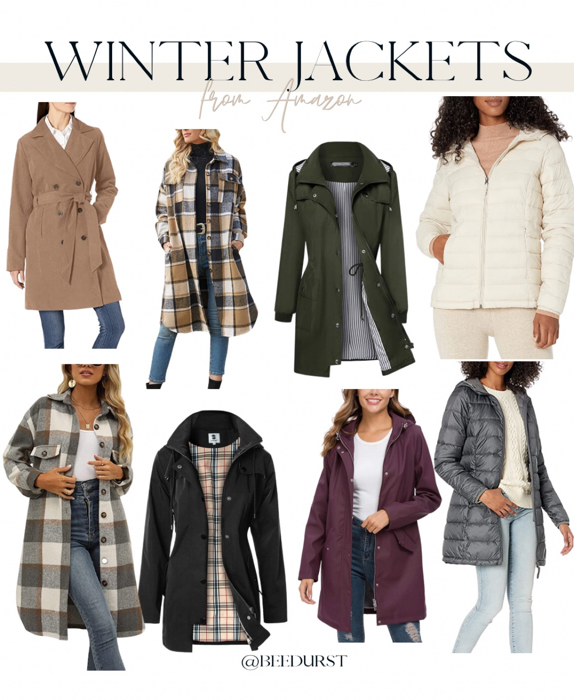 Affordable cozy winter jackets for the colder months


Shacket, puffy jacket, long coat, trench coat, affordable coats,

#LTKSeasonal #LTKstyletip #LTKunder100