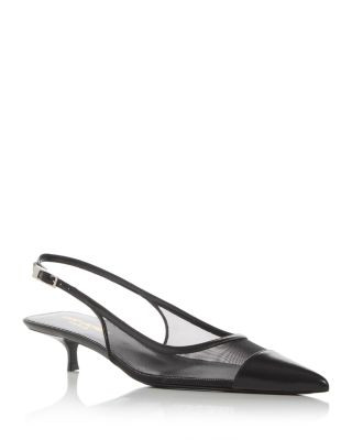 Women's Oxalis Slingback Kitten Heel Pumps | Bloomingdale's (US)