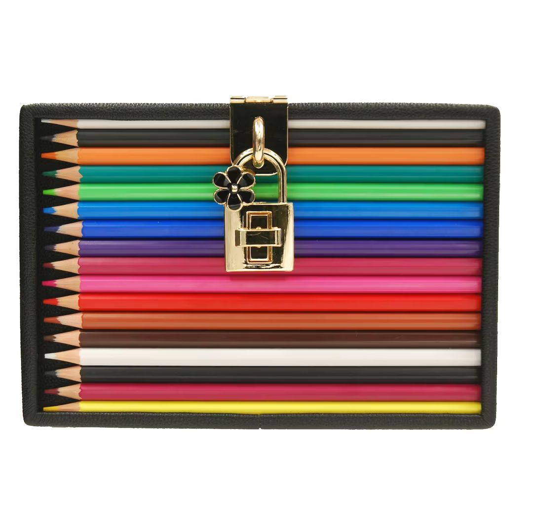 Novelty Designer Colored Pencils Shoulder Bag Purse and - Etsy | Etsy (US)