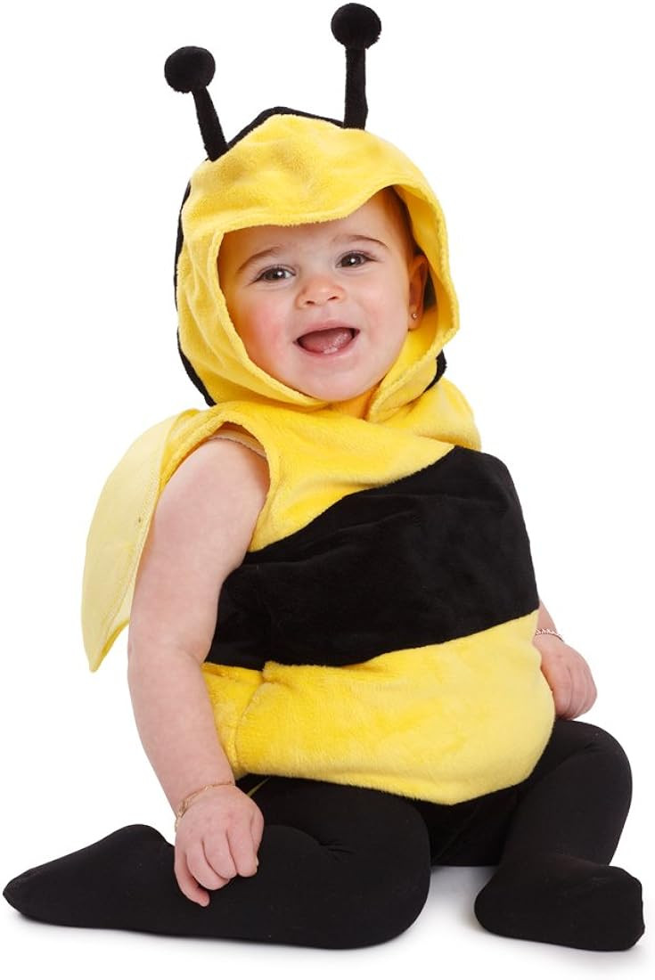 Bee Costume - Baby Fuzzy Bumblebee Costume - Halloween Outfit for Toddlers | Amazon (US)