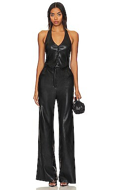 X Revolve Isadore Faux Leather Jumpsuit
                    
                    Amanda Uprichard | Revolve Clothing (Global)