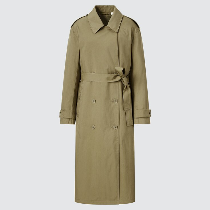 WOMEN U DOUBLE-BREASTED TRENCH COAT | UNIQLO (US)