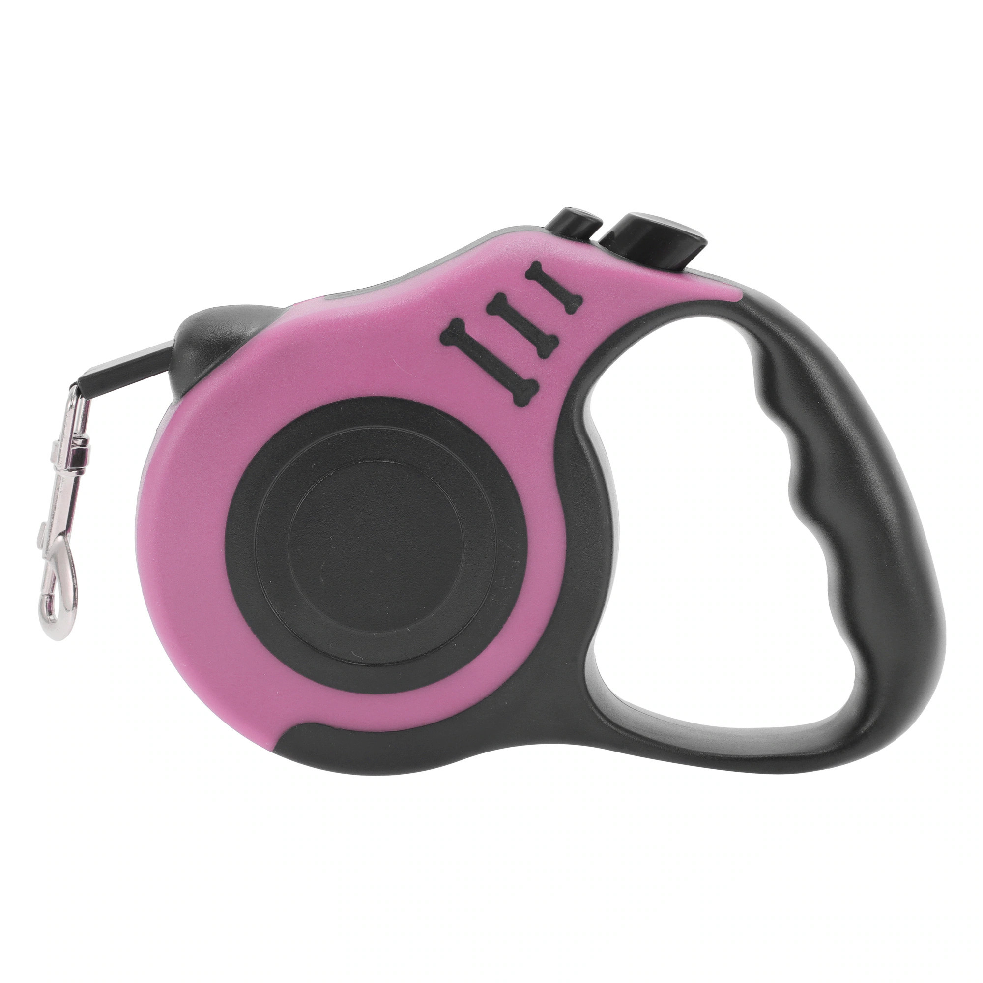 Unique Bargains Ergonomic Retractable Pet Leash 118.11inch Pink 1pc one_size | S26020600UX8828 | Lowe's