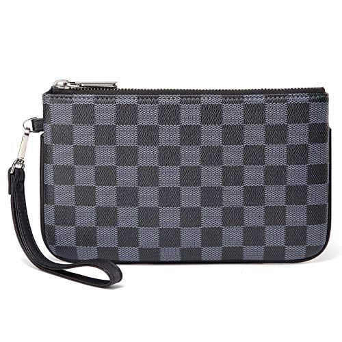 Daisy Rose Checkered Zip wristlet Wallet and Phone Clutch - RFID Blocking with Card Holder Organi... | Walmart (US)