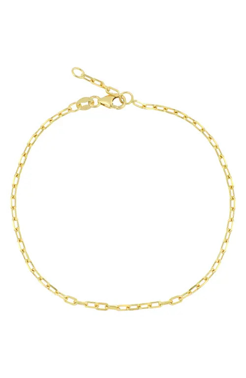 Bony Levy Ofira 14K Gold Paper Clip Chain Bracelet in 14K Yellow Gold at Nordstrom, Size 7 | Nordstrom