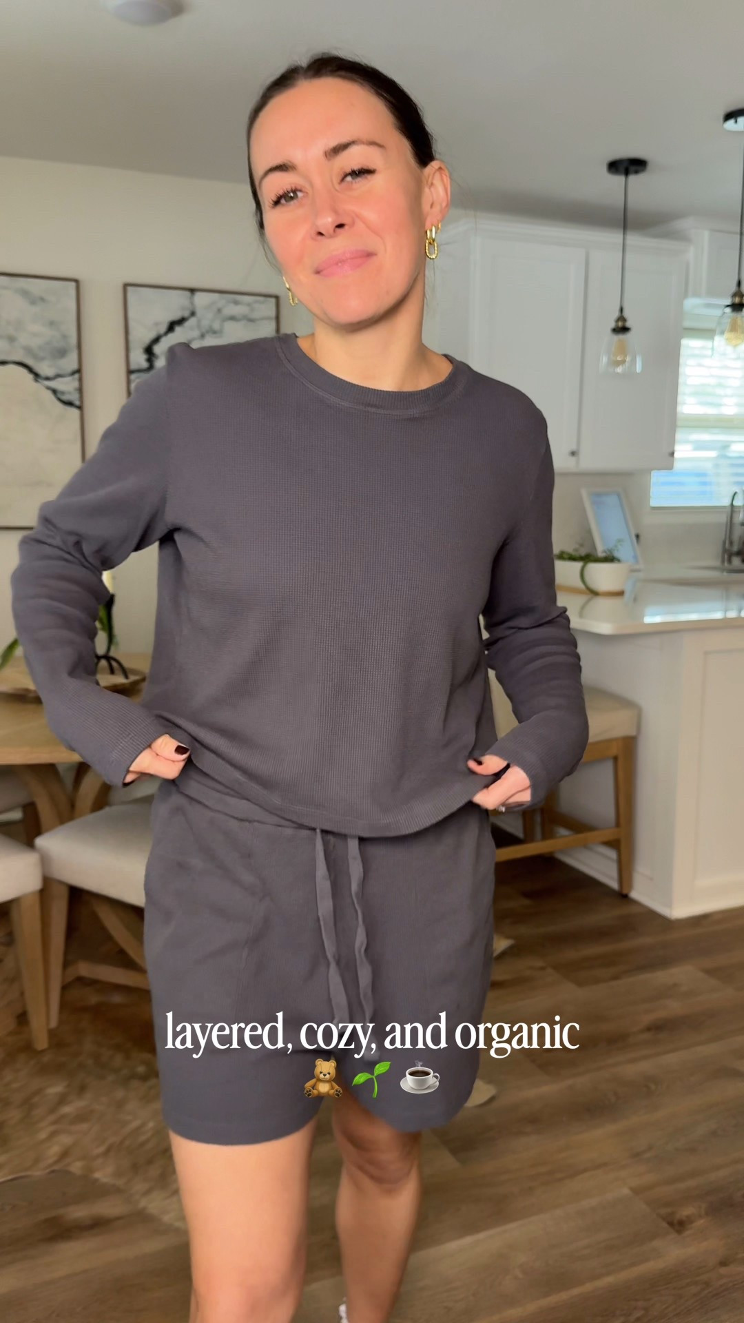 Soft, breathable, and actually chic enough to wear beyond the couch ☁️
These organic thermal pieces from @losano are my new everyday uniform — cozy for home, cute for errands, and perfect for slow mornings with coffee.

Clean fabrics, timeless fit, zero fuss.

Shop my look here 🤍
#losano #organicloungewear #cleanfashion #cozyoutfit #momuniform

#LTKValentine #LTKmomlife #LTKootd