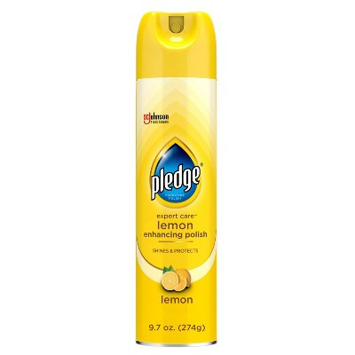 Pledge Expert Care Multi Surface Enhancing Furniture Polish Spray - Lemon - 9.7oz | Target