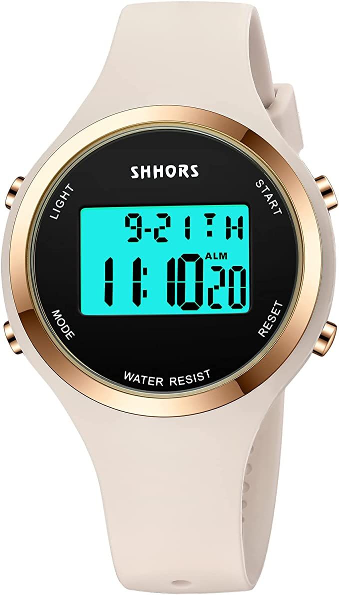 Watches for Women, Digital Watch Womens Outdoor Sport with Alarm/Stopwatch/Chronograph/Back Light... | Amazon (US)
