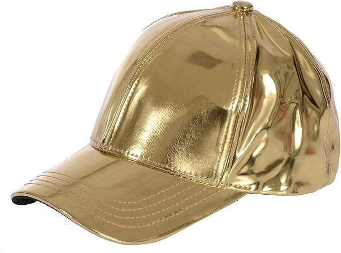 Gary Majdell Sport Unisex Metallic Shiny Baseball Cap with Velcro Adjustable Strap | Amazon (US)