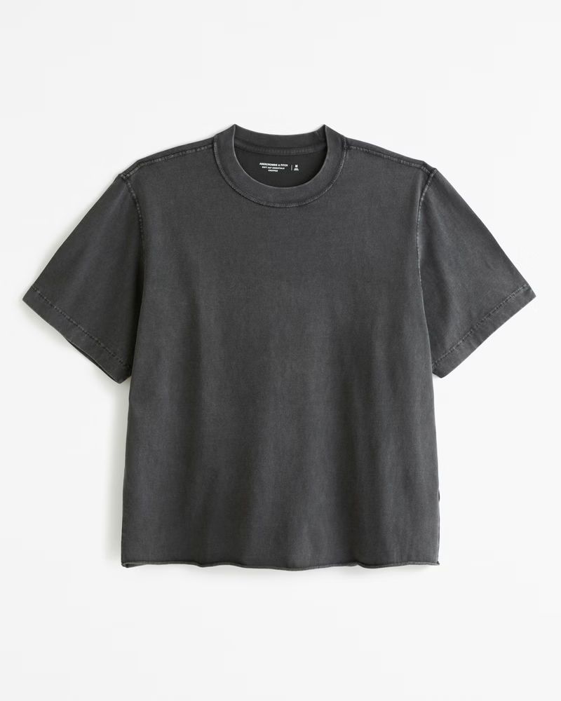 Vintage-Inspired Cropped Tee | Abercrombie & Fitch (US)