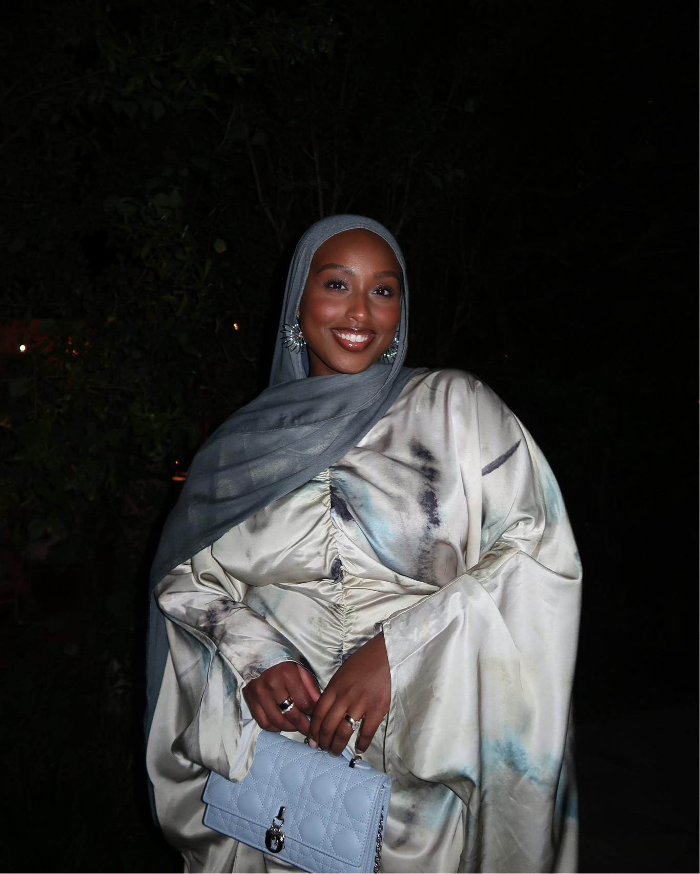 Glam details below!! 🩵✨

#LTKBeauty