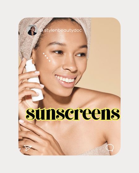 Sunscreens for darker skin! For more mineral options, check out my mineral sunscreen playlist on my Youtube channel: https://tsabd.com/mineral_playlist

#LTKfindsunder100 #LTKbeauty #LTKfindsunder50