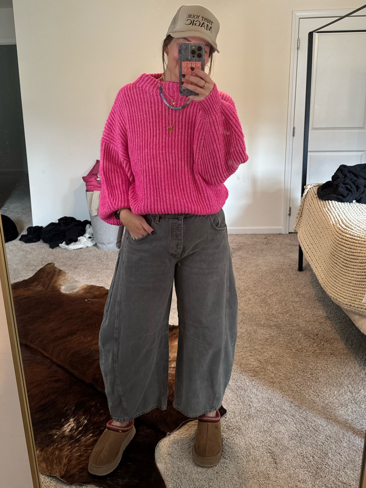 KICKING myself for not jumping on the barrel Jean trend sooner!!!! Wearing a size 30! 

#LTKMidsize #LTKHoliday #LTKGiftGuide