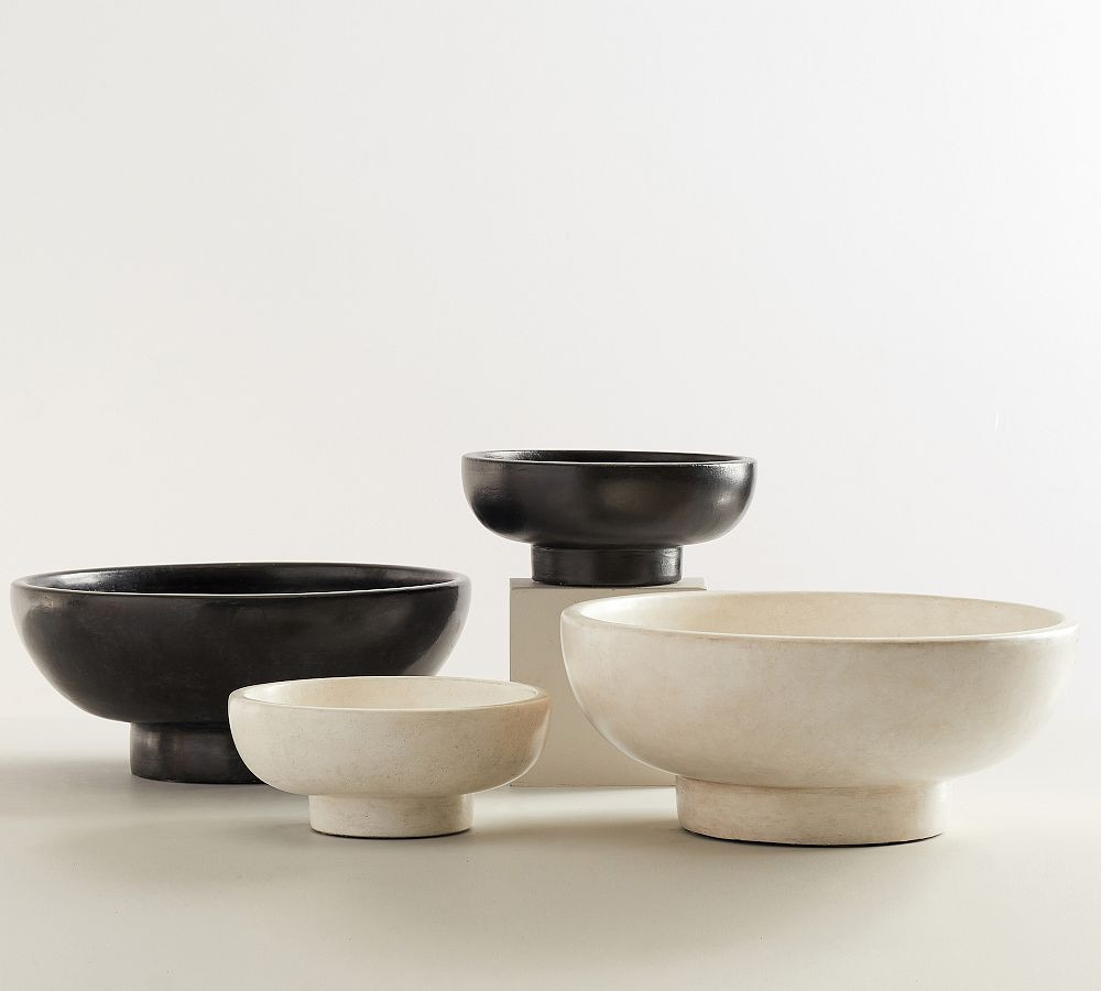 Orion Handcrafted Terracotta Decorative Bowls | Pottery Barn (US)