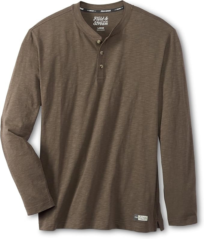Field & Stream Men's Hemingway Long Sleeve Henley | Amazon (US)