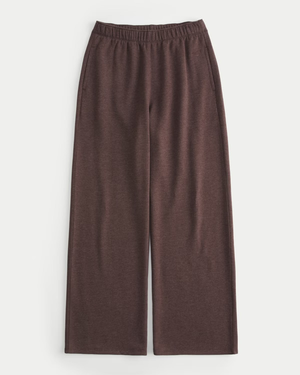 Hollister Feel Good Fleece Wide-Leg Pants | Hollister (US)