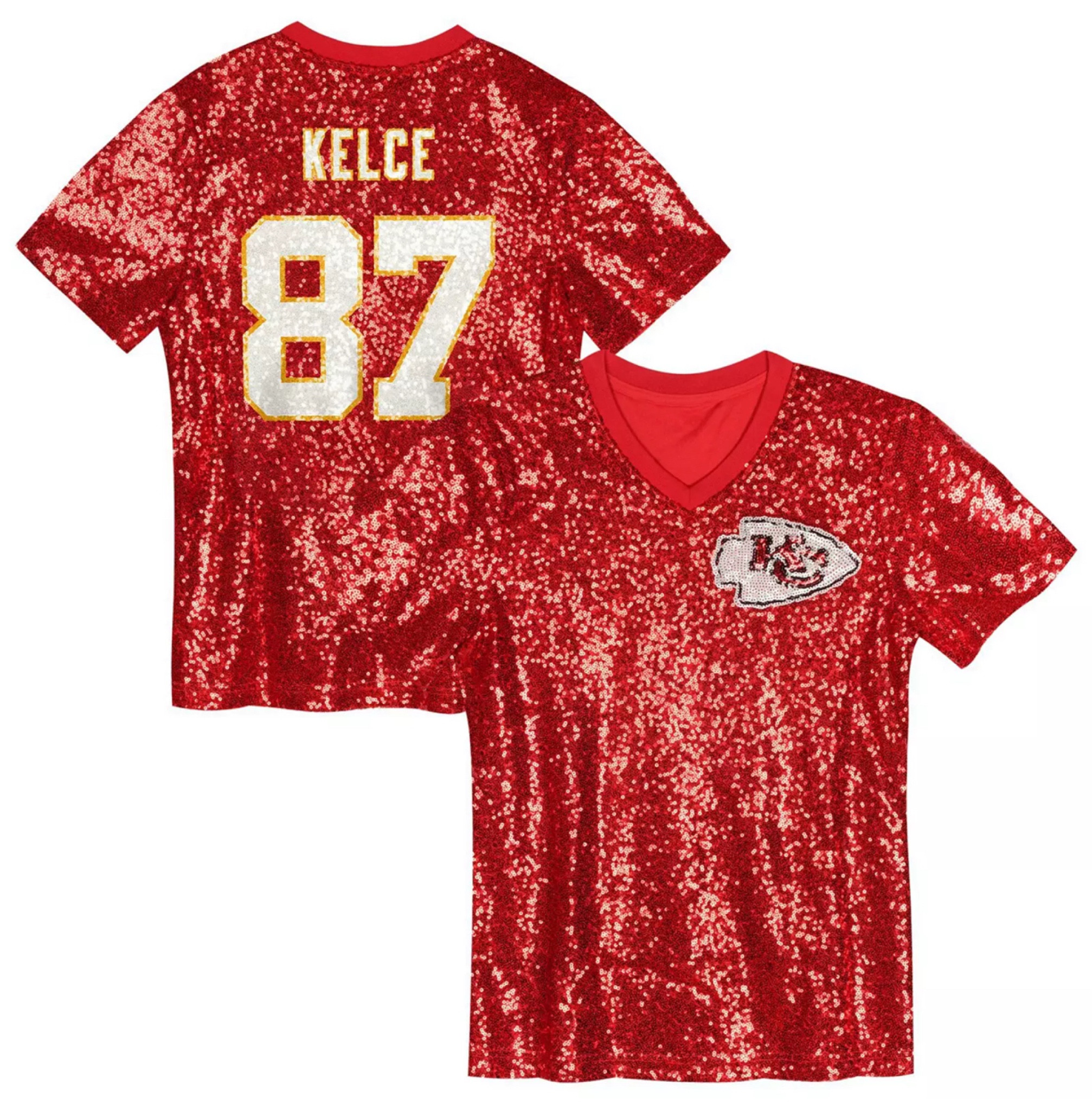 Sparkly Kelce Jersey❤️✨💛

#LTKKids #LTKHoliday #LTKGiftGuide