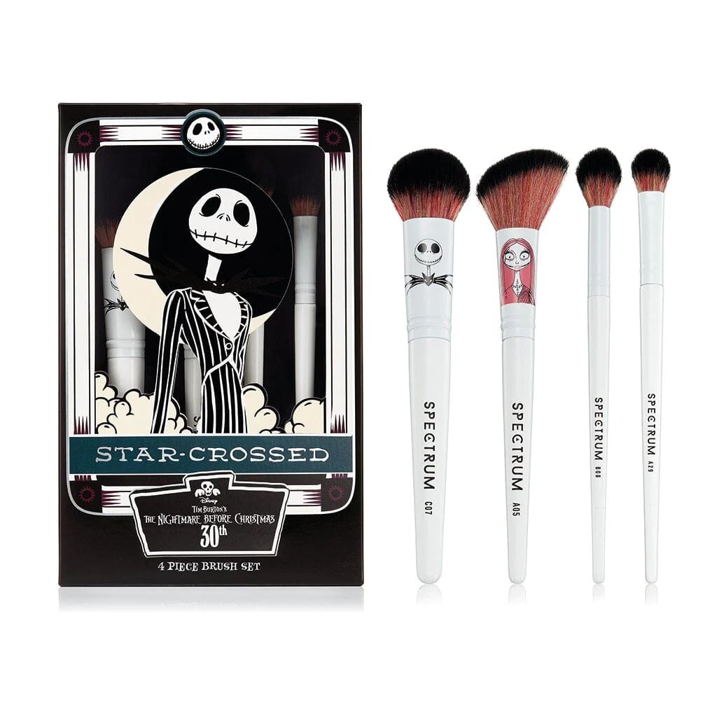 Nightmare Before Christmas 4 Piece Brush Set | Spectrum Collections