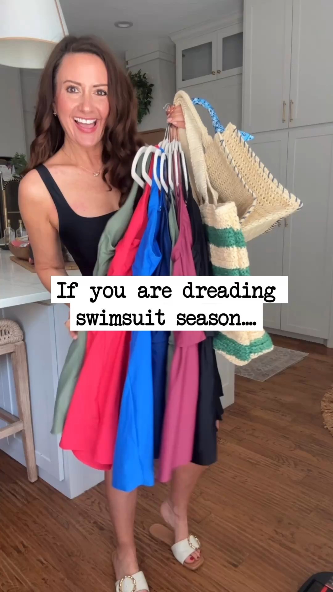 Wearing a medium in all! 
Adjustable straps
Removeable pads
Great coverage
4 color ways in each style
Fun accessories that make me excited for the beach!😎
.


#LTKmomlife #LTKOver40 #LTKSeasonal