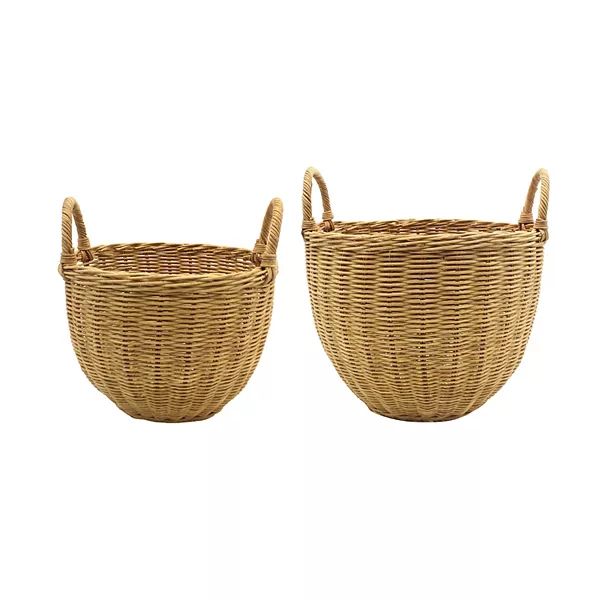 Sonoma Goods For Life® Basket Table Decor 2-piece Set | Kohl's