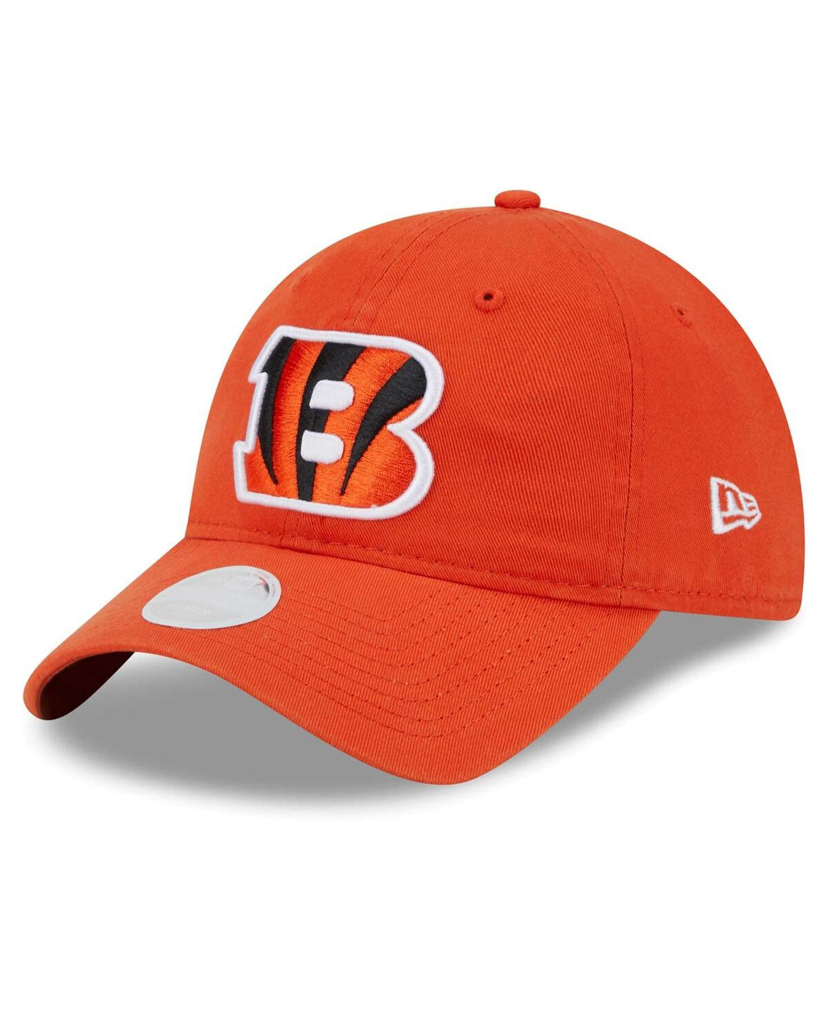 Women's New Era Orange Cincinnati Bengals Main Core Classic 2.0 9TWENTY Adjustable Hat - Orange | Macy's