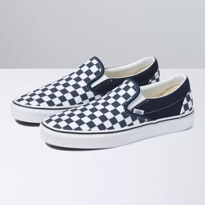 Checkerboard Classic Slip-On | Shop Shoes At Vans | Vans (US)