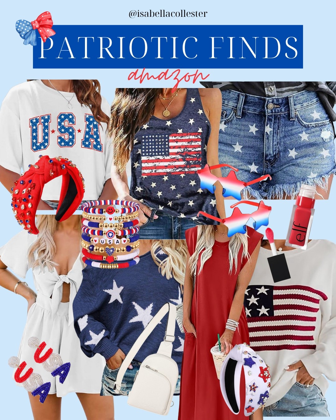 Memorial Day outfit ideas  Memorial Day outfit inspo  4th of July outfit ideas  Memorial Day finds  Memorial Day  4th of July outfit inspo  4th of July finds  patriotic finds  red white and blue  4th of July ootd  ootd  holiday  summer outfit ideas  amazon 4th of July finds  patriotic finds  elf cosmetics  

#LTKStyleTip #LTKSeasonal