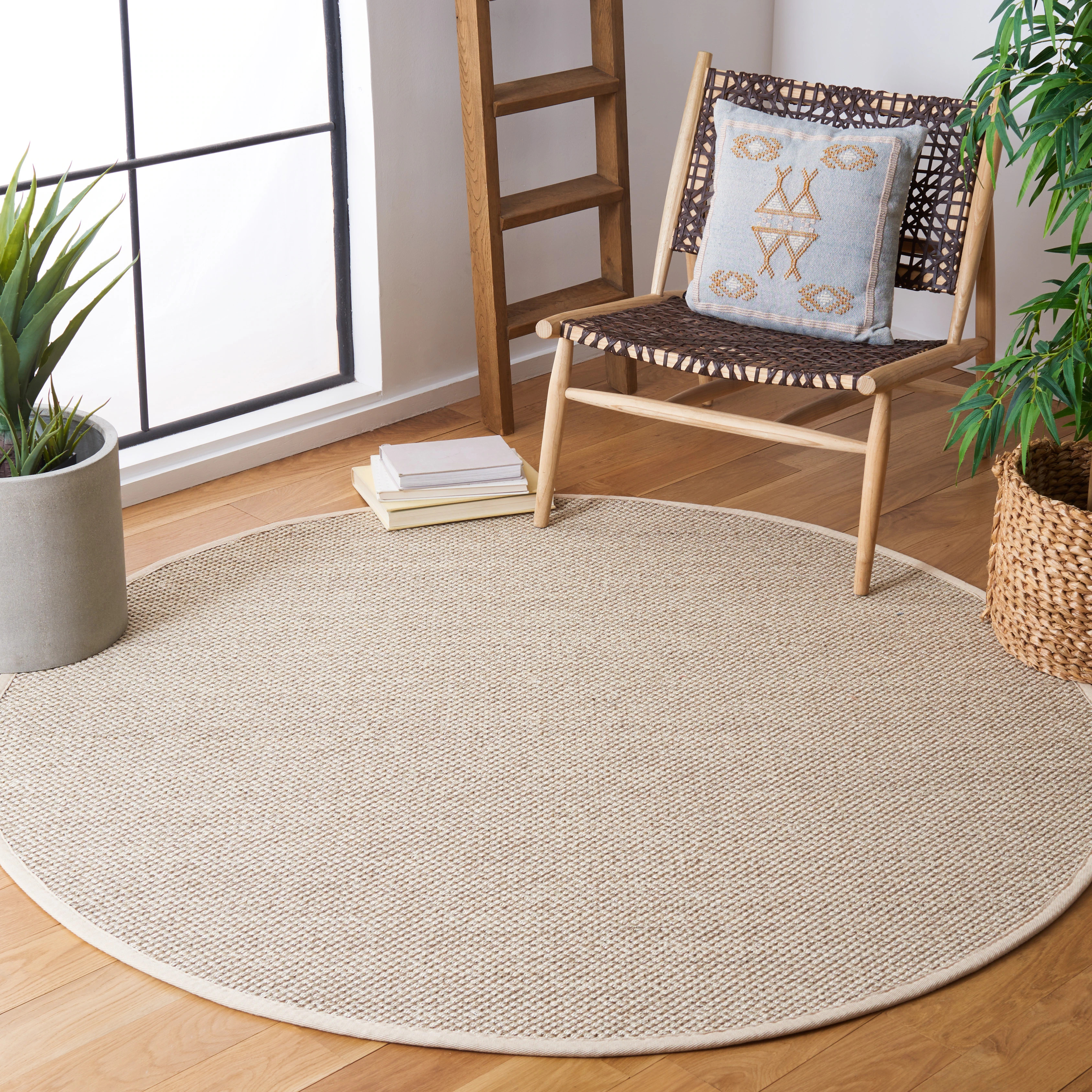 SAFAVIEH Natural Fiber Lorine Casual Border Sisal Rug - Overstock - 40462621 | Overstock