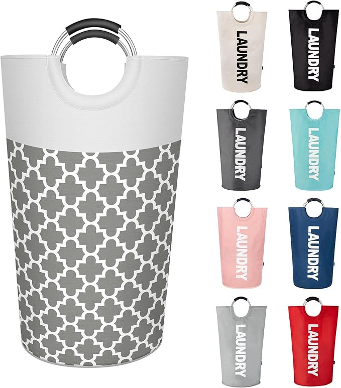 Caroeas 90L Light Laundry Basket (13 Colors), Waterproof Laundry Hamper, Laundry Bag with Padded ... | Amazon (US)
