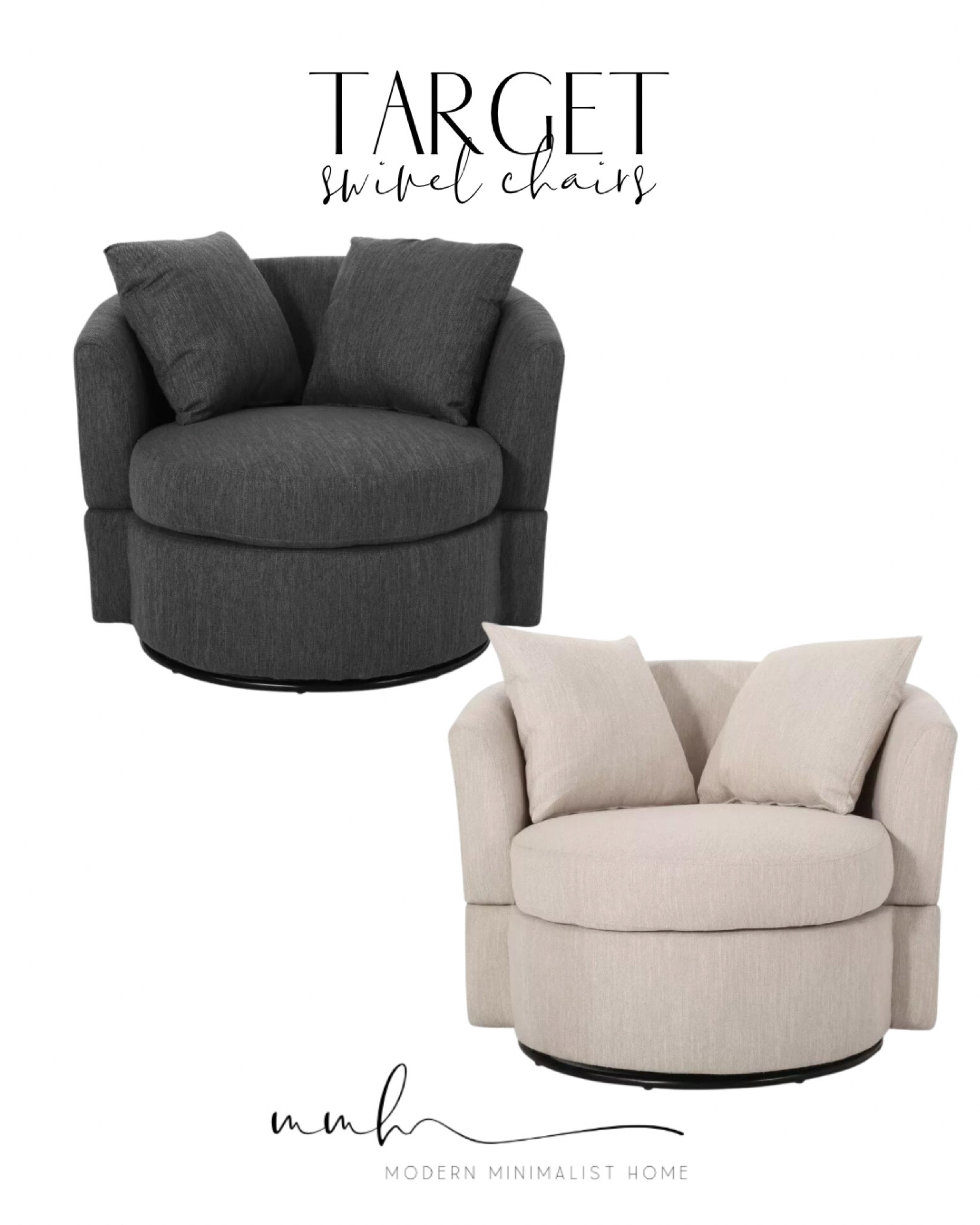 Target swivel chairs.

Chair and a half, chairs living room, chairs, accent chairs living room, accent chairs, accent chairs living room, swivel accent chair, swivel, swivel accent chair, swivel chair, leather swivel chair, Home, home decor, home decor on a budget, home decor living room, modern home, modern home decor, modern organic, Amazon, wayfair, wayfair sale, target, target home, target finds, affordable home decor, cheap home decor, sales

#LTKunder50 #LTKFind #LTKhome