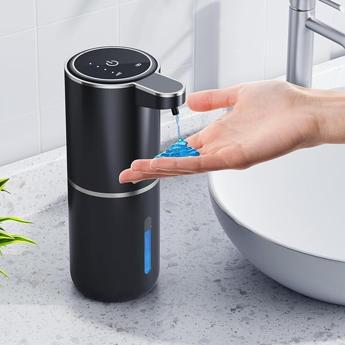 Automatic Liquid Soap Dispenser, 12.8oz/380ml Wall Mount Touchless Soap Dispenser with Sensor, 4-... | Amazon (US)