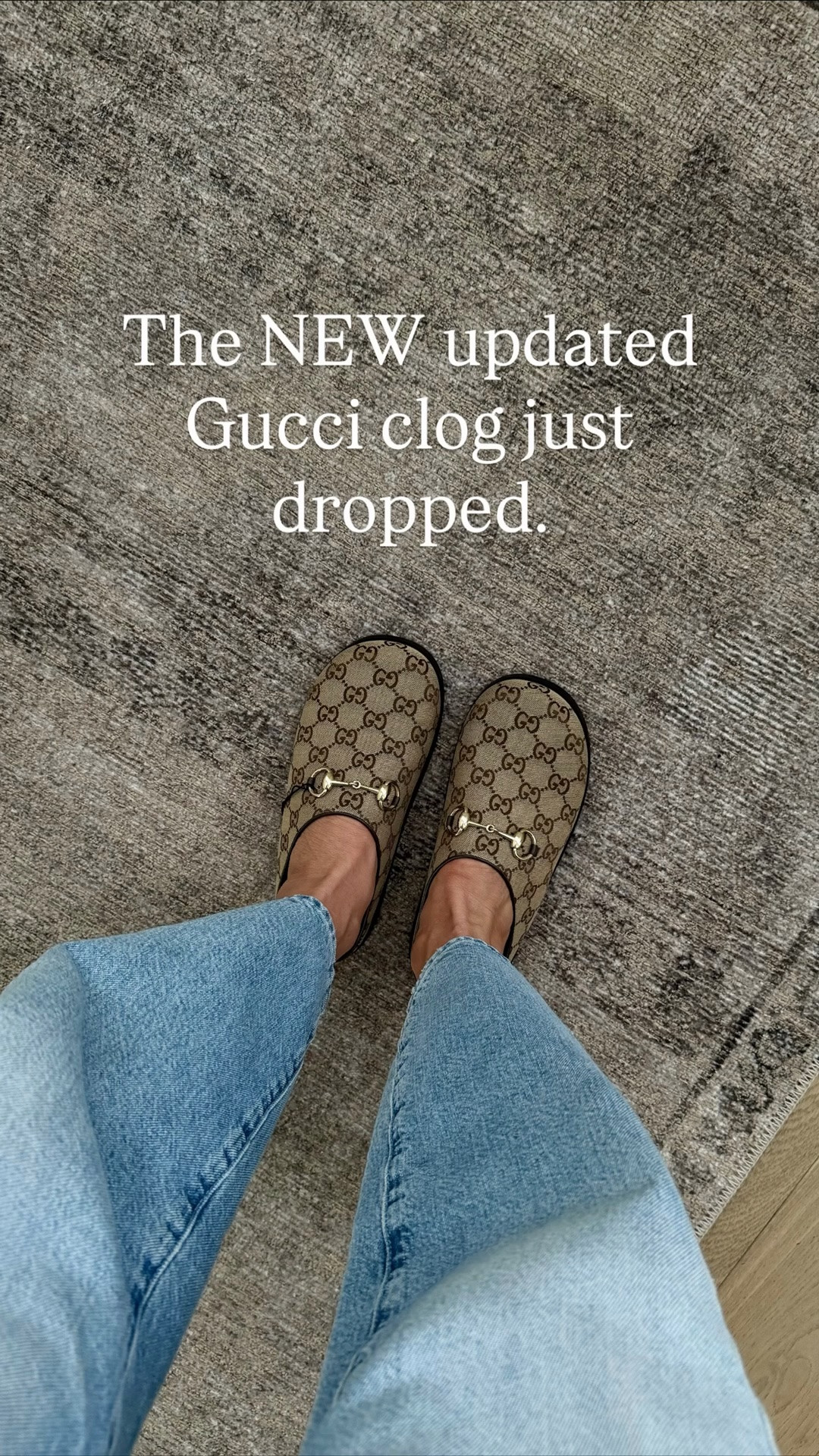 The newest version of the Gucci clog just landed. Updated fabric wraps all the way around. ￼

#LTKootd #LTKmomlife #LTKOver40